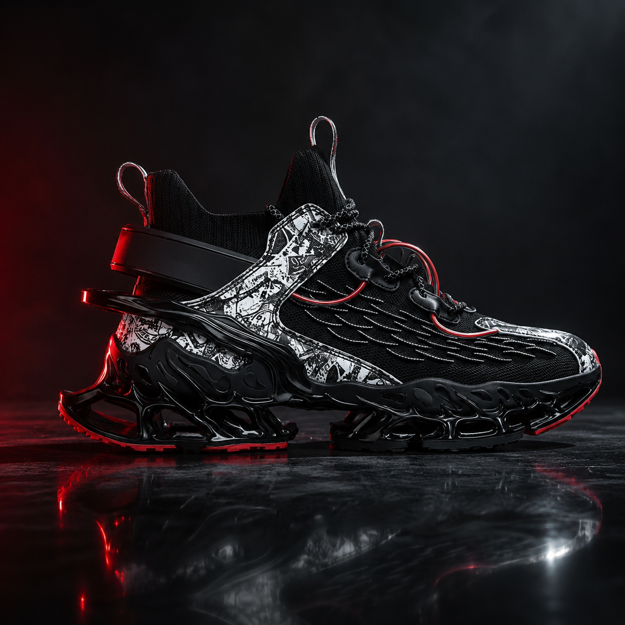 StepVoid™ — RiftRunner Obsidian Red